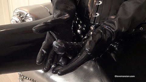 Cum for my rubber gloves and boots